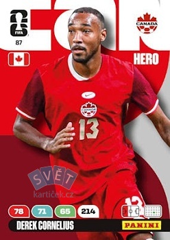 Derek Cornelius Canada Panini FIFA World Cup 2026 Adrenalyn XL #87
